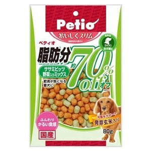 ヤマヒサ ペティオ おいしくスリム ササミビッツ野菜入り 80g M