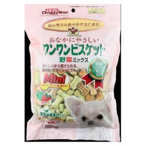 ドギーマンハヤシ ワンワンビスケットミニ野菜MIX 250g