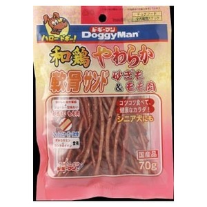 ドギーマンハヤシ 和鶏やわらか軟骨サンド 砂肝&もも肉 70g