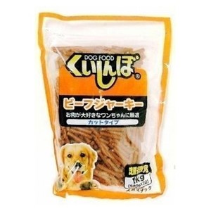 ペットプロジャパン くいしんぼビーフジャーキーカット 1Kg