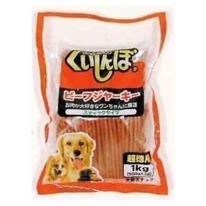 ペットプロジャパン くいしんぼビーフジャーキースティック 1Kg