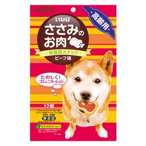 いなばペットフード（INABA） INABA ささみのお肉 高齢犬用 ビーフ味 QSD-04 12個入り