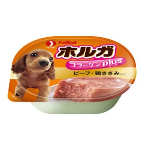 PETLINE（ペットライン） ドッグビット ホルガ コラーゲンプラス ビーフ・鶏ささみ入り 80g