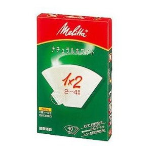 メリタジャパン（Melitta） アロマジック 1×2 40枚入 ナチュラルホワイト