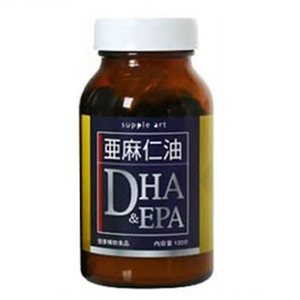 サプリアート（supple art） 亜麻仁油 DHA&EPA 120球