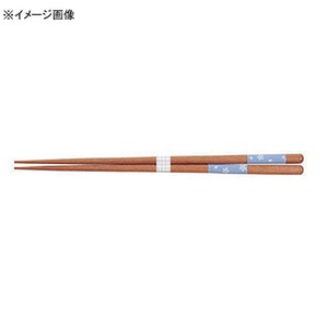 カワイ 食器洗浄機対応箸 桜花 1膳×5セット 021980 23cm ブルー