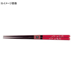 カワイ 食器洗浄機対応箸 春風 1膳×5セット 033051 21cm レッド