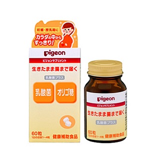 ピジョン 乳酸菌プラス 60粒入