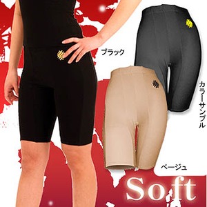 スパイラルの田中 スパッツ筋流 Soft M ブラック