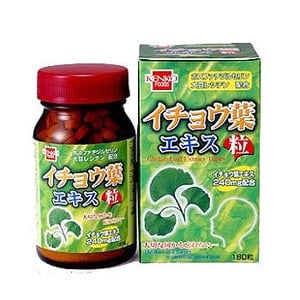 健康フーズ イチョウ葉エキス粒 45g（180粒）