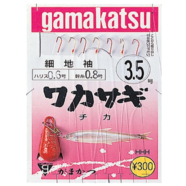 がまかつ(Gamakatsu) 3Hワカサギ7本仕掛なすオモリ付 13631 ワカサギ仕掛け