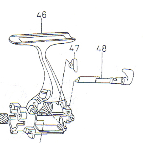 ダイワ(Daiwa) パーツ:トーナメント・Z3000C/Z3500C ボディ No046 166 