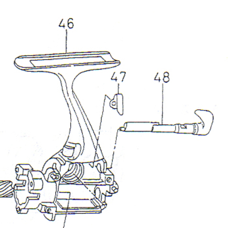 ダイワ(Daiwa) パーツ:トーナメント・Z3000C/Z3500C ボディ No046 166:782｜アウトドア用品・釣り具通販はナチュラム