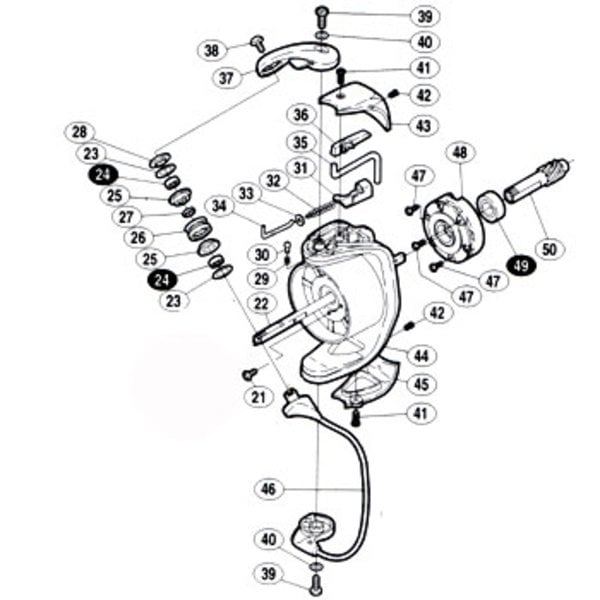 シマノ(SHIMANO) パーツ:02ツインパワー 4000HG アームローラー No26 01616 3000～5000番用その他パーツ