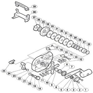 シマノ(SHIMANO) パーツ:デジタナSLS 小船 3000タナピタ スタードラグ