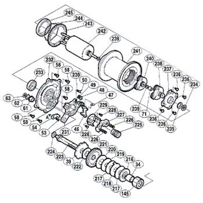 シマノ(SHIMANO) パーツ:04 電動丸 3000XT A-RB E形止メ輪2.5