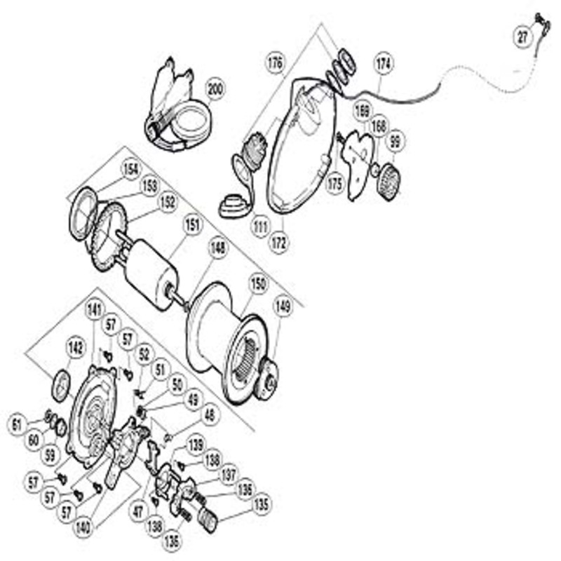 セール特価セール特価シマノ'08 極翔 1-500 #1 T-IMSG ガイドセット(５