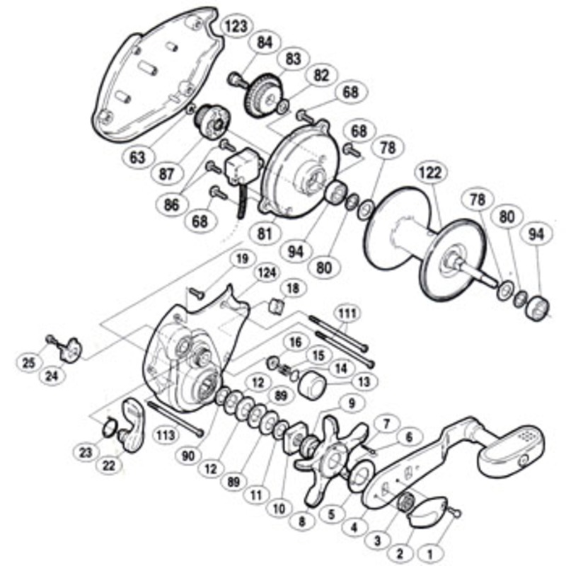 シマノ(SHIMANO) パーツ:00 小船SLS C2000 A-RB スプール(部品