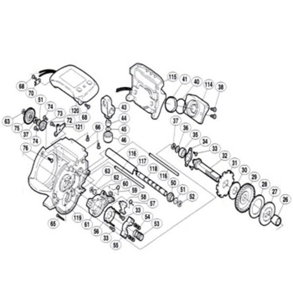 シマノ(SHIMANO) パーツ:00 小船SLS C2000 電池ケースフタ取付ケボルト(部品No.038)  01466｜アウトドア用品・釣り具通販はナチュラム