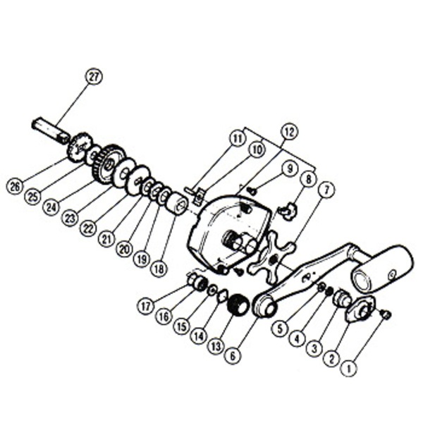 シマノ(SHIMANO) パーツ:チタノス・タナトル小船 GT-1000 ストッパーバネ(部品No.010)  00371｜アウトドア用品・釣り具通販はナチュラム