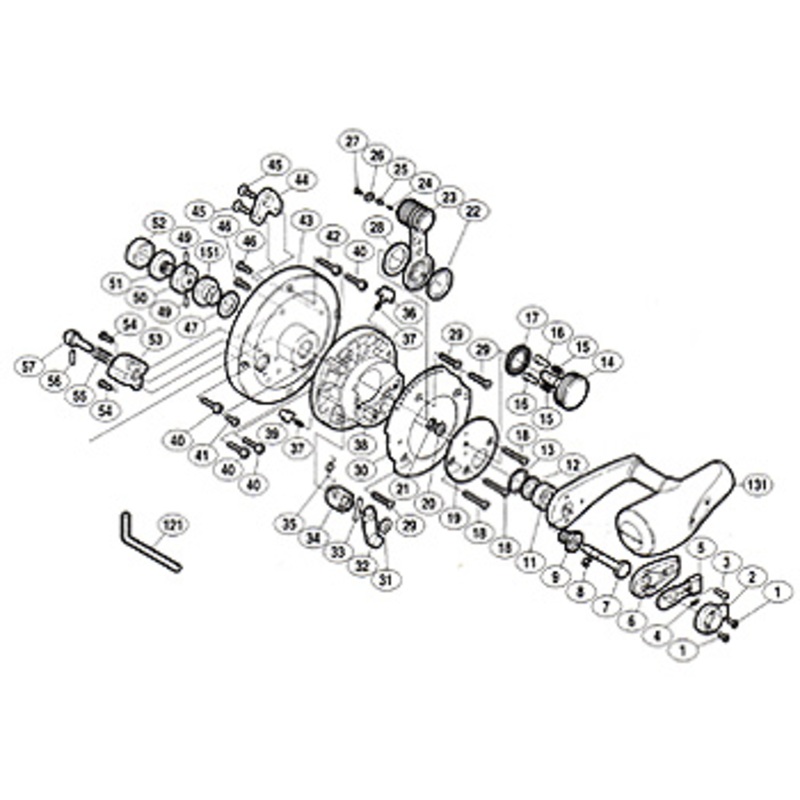 シマノ(SHIMANO) パーツ:ティアグラ 30WLRSA A-RB レンチ 付属品 No121 02032