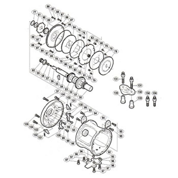 シマノ(SHIMANO) パーツ:ティアグラ 16 A-RB ドラグ受ケ B No084 01738