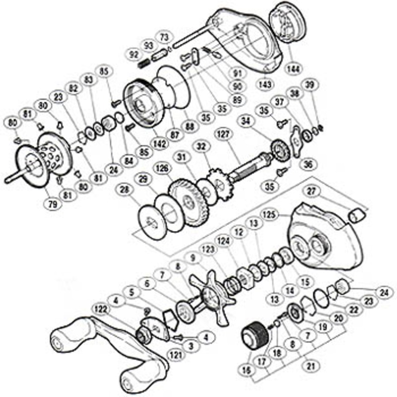 シマノ(SHIMANO) パーツ:アンタレス AR 左 A-RB ストッパーギヤ No032