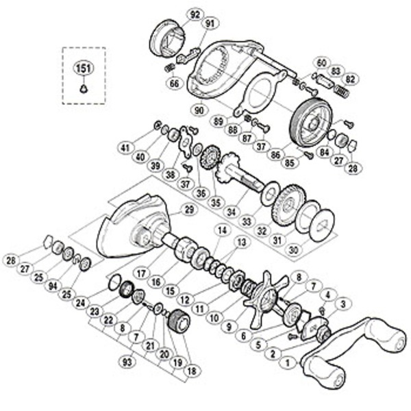 シマノ(SHIMANO) パーツ:スコーピオン アンタレス スプールドラグツマミ No018 01358 遠心ブレーキ用その他パーツ