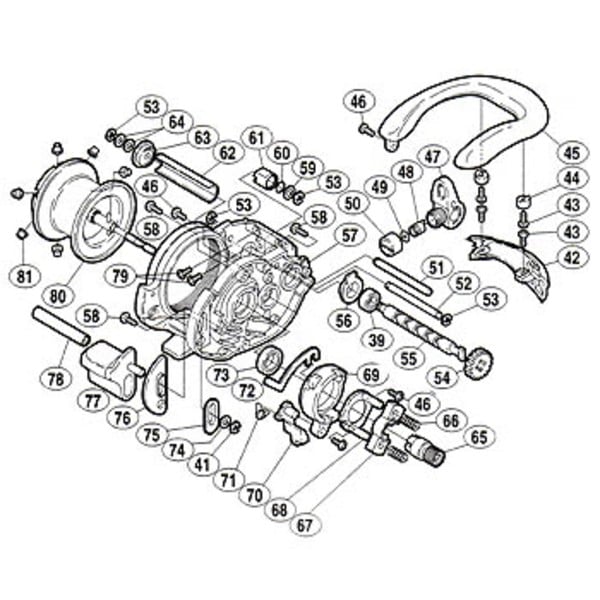 シマノ(SHIMANO) パーツ:スコーピオン アンタレス クラッチヨークバネ No066 01358 遠心ブレーキ用その他パーツ