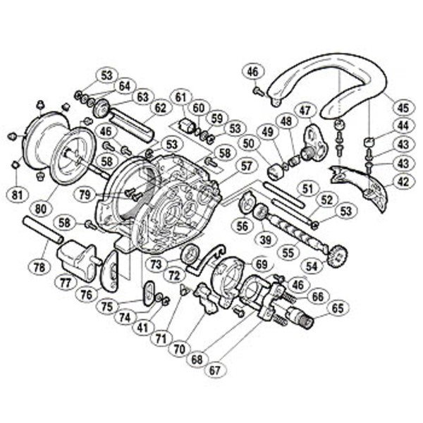 シマノ(SHIMANO) パーツ:スコーピオン アンタレス クラッチツメバネ No071 01358 遠心ブレーキ用その他パーツ