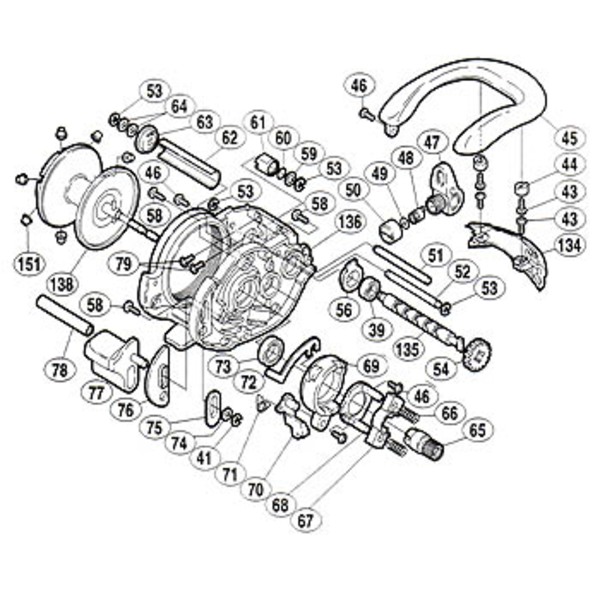 シマノ(SHIMANO) パーツ:アンタレス バージョン2 スプール組 No138 01453 遠心ブレーキ用その他パーツ