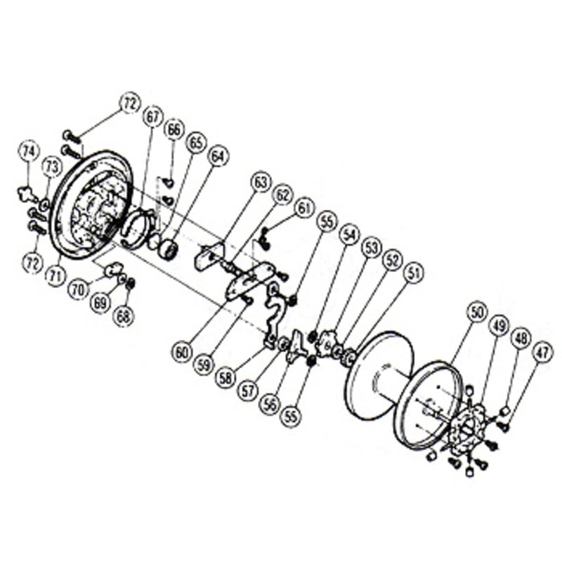 シマノ(SHIMANO) パーツ:チタノス・スピードマスター石鯛 GT3000 クリックツメ(部品No.070)  00016｜アウトドア用品・釣り具通販はナチュラム