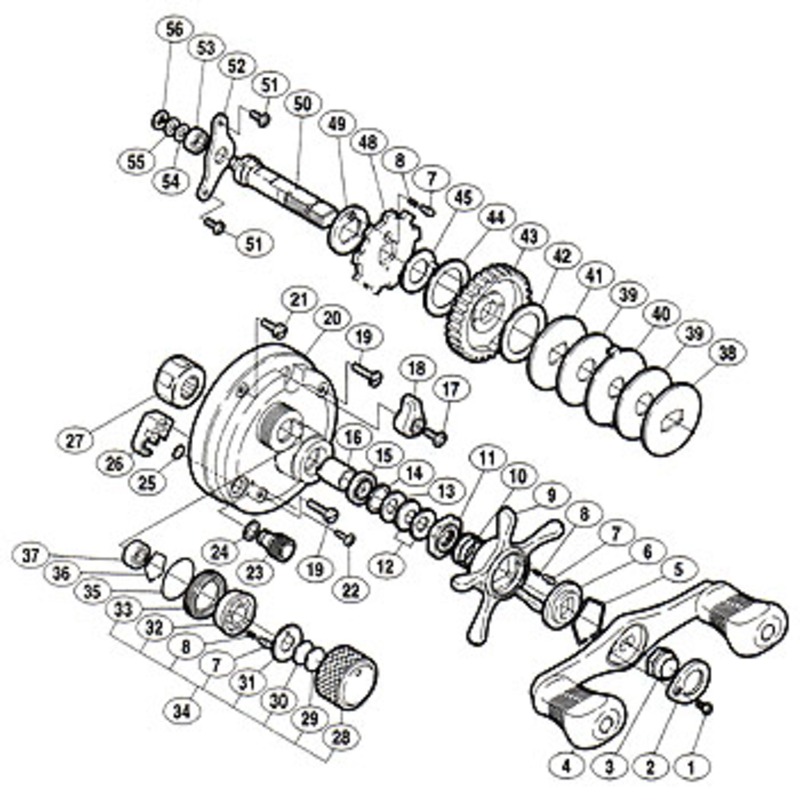 シマノ(SHIMANO) パーツ:01 カルカッタ コンクエスト 400