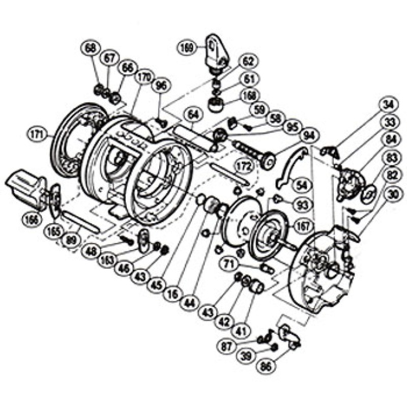 シマノ(SHIMANO) パーツ:カルカッタ 200XT ブレーキカラー グレー