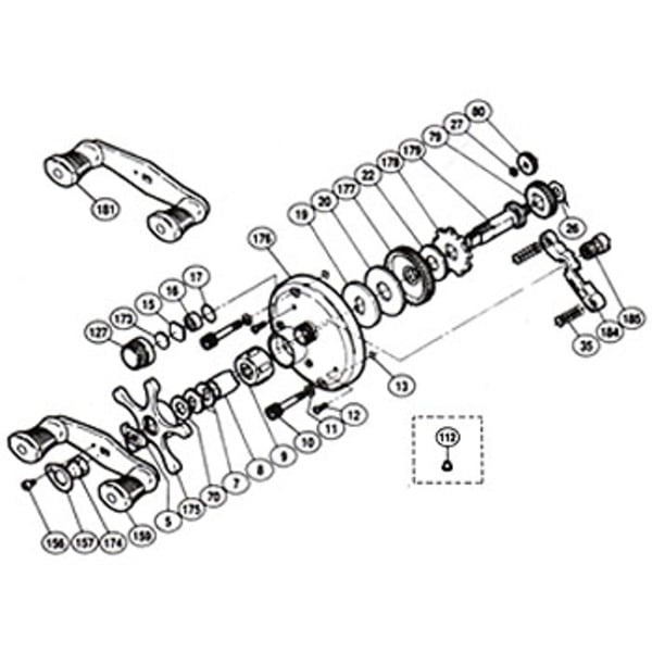 シマノ(SHIMANO) パーツ:カルカッタ 201XT スプールドラグ座金 No015 01091｜アウトドア用品・釣り具通販はナチュラム