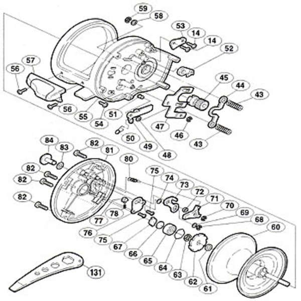 シマノ(SHIMANO) パーツ:03 ジガー EV 2500HG A-RB スプール軸間座