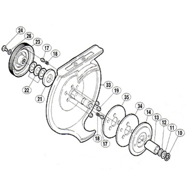 シマノ(SHIMANO) フリーストーンFV 5 パーツ:スプール軸座金(B)(部品No.012) 01448｜アウトドア用品・釣り具通販はナチュラム