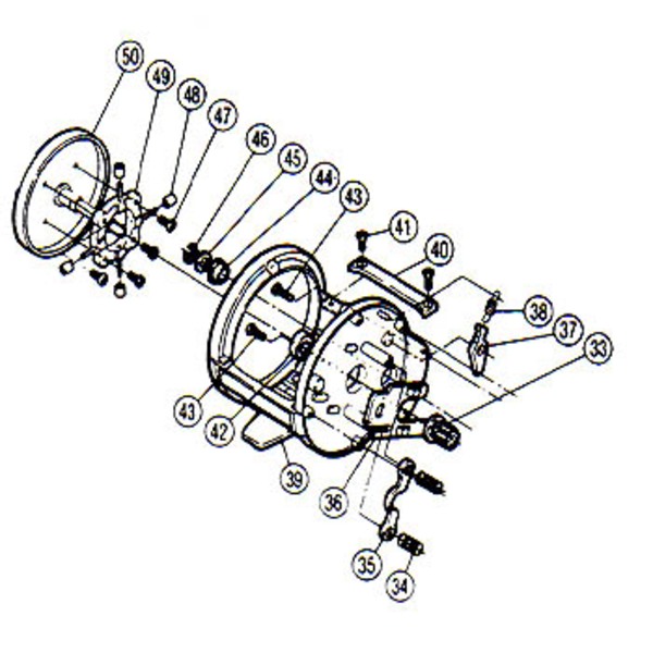 シマノ(SHIMANO) パーツ:チタノス・タナトル石鯛 GT-3000 スプール組(部品No.050)  00478｜アウトドア用品・釣り具通販はナチュラム