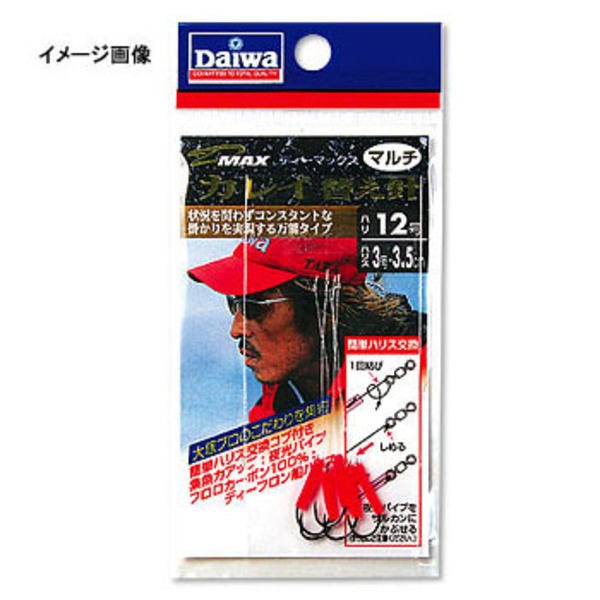 ダイワ(Daiwa) D-MAX カレイ替え針(糸付き) マルチ13 7107384 バラ鈎&糸付き鈎