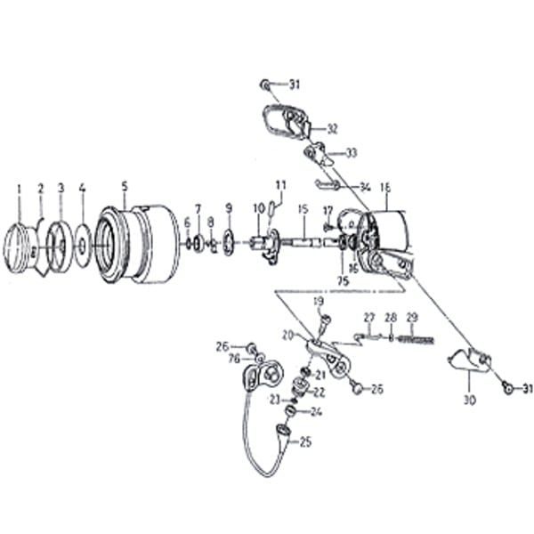 ダイワ(Daiwa) パーツ:ルビアス 2506 スプール 2-5 No005 128:152 投げ専用スプールパーツ