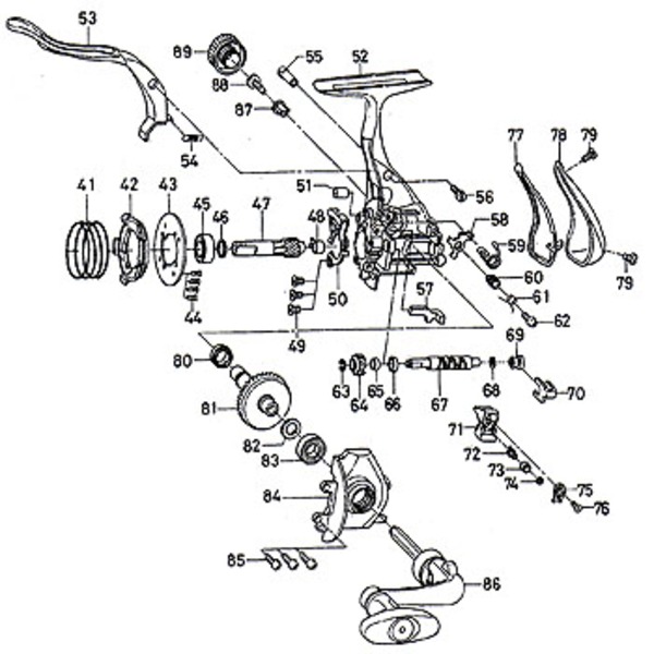 ダイワ(Daiwa) パーツ:T-ISO インパルト2000LB ブレーキレバーSP No054 133:515 レバードラグ用その他パーツ