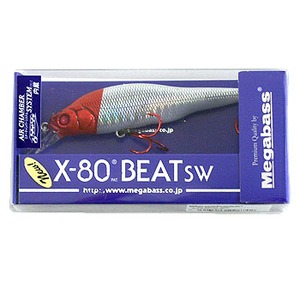 メガバス(Megabass) Ｘ-８０ ＢＥＡＴ ＳＷ ＧＧ ＲＥＤ-ＨＥＡＤ