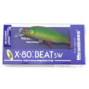 メガバス(Megabass) Ｘ-８０ ＢＥＡＴ ＳＷ ＧＧ ＧＯＬＤＥＮ-ＬＩＭＥ