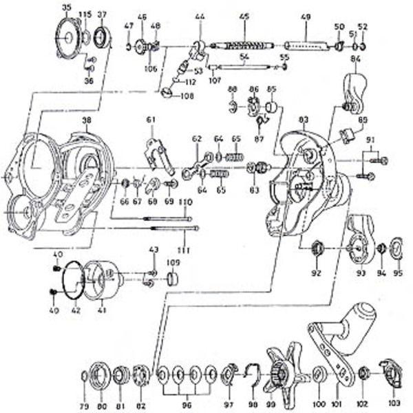 ダイワ(Daiwa) パーツ:シーボーグ 400BDe モーターホルダー(部品No.041) 199:623