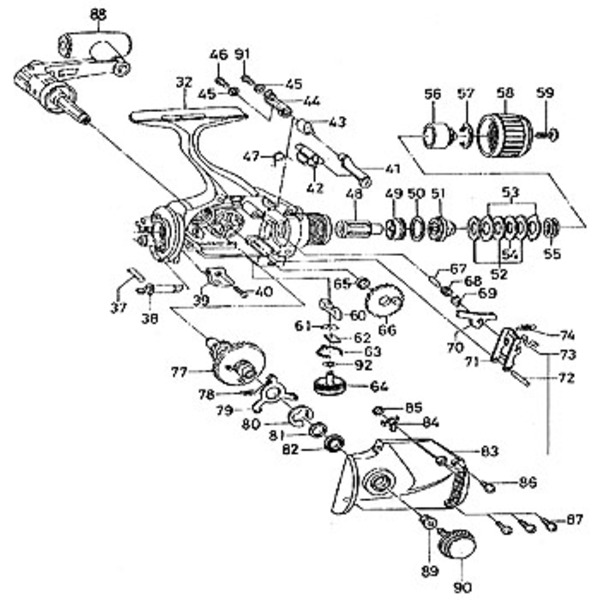 ダイワ(Daiwa) パーツ:アオリマチック 4050 ドライブギヤー No077 138:383 3000～5000番用その他パーツ