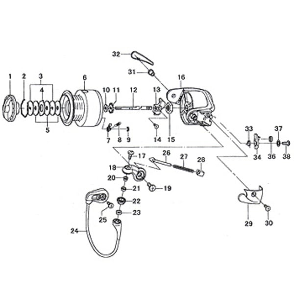 ダイワ(Daiwa) パーツ:フリームス 3000 ラインローラー No022 179:084 3000～5000番用その他パーツ