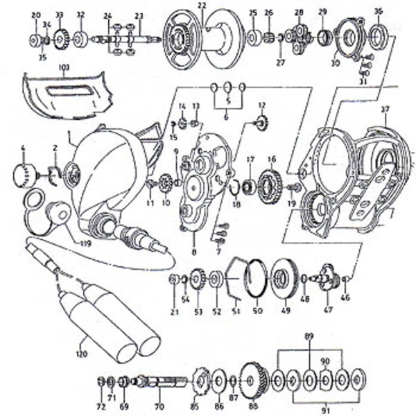 ダイワ Daiwa パーツ ハイパータナコン 500e コネクターキャップ 部品no 119 199 564 アウトドア用品 釣り具通販はナチュラム