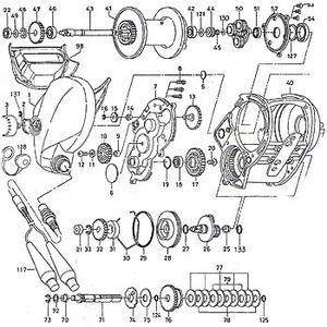 ダイワ Daiwa パーツ ハイパータナコン 600fe コード マルチ 部品no 117 1y1 041 アウトドア用品 釣り具通販はナチュラム