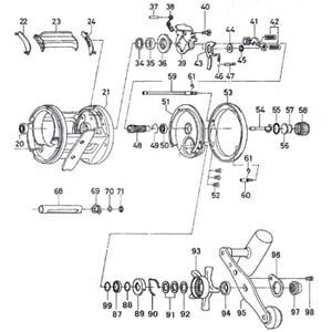 ダイワ Daiwa パーツ ミリオネア Cv Z300sf ハンドルボールベアリング No087 10e 101 アウトドア用品 釣り具通販はナチュラム