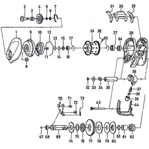 ダイワ Daiwa パーツ Scプレッソ ベイトリール ドラグw No079 144 103 アウトドア用品 釣り具通販はナチュラム